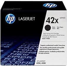 خرطوشة حبر ليزر أسود اتش بى HP 42X اصلى - (خرطوشة ليزر Q5942X) خرطوشة حبر ليزر أسود اتش بى HP 42X اصلى - (خرطوشة ليزر Q5942X)